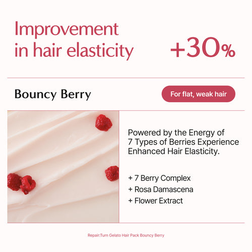 Lilyeve Repair:Turn Gelato Hair Pack Bouncy Berry 200ml