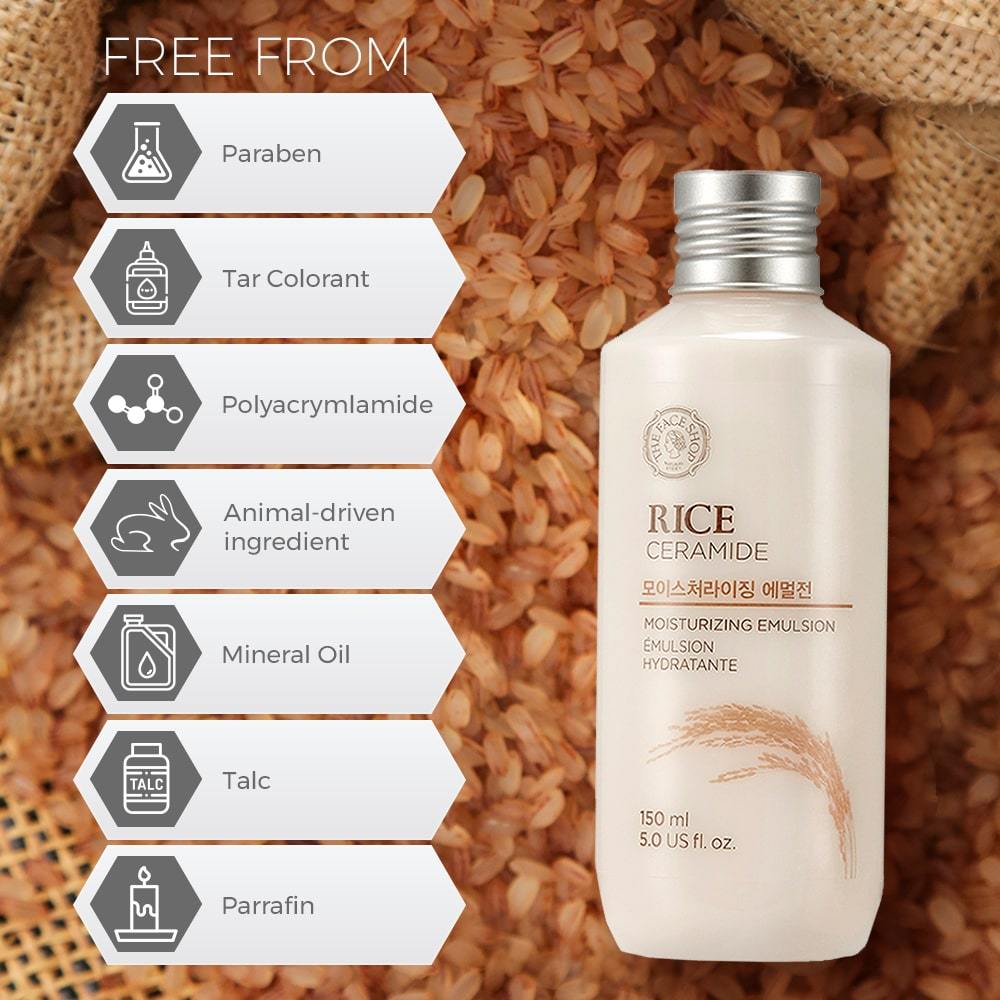 The Face Shop - Rice Ceramide Moisturizing Emulsion 150ml