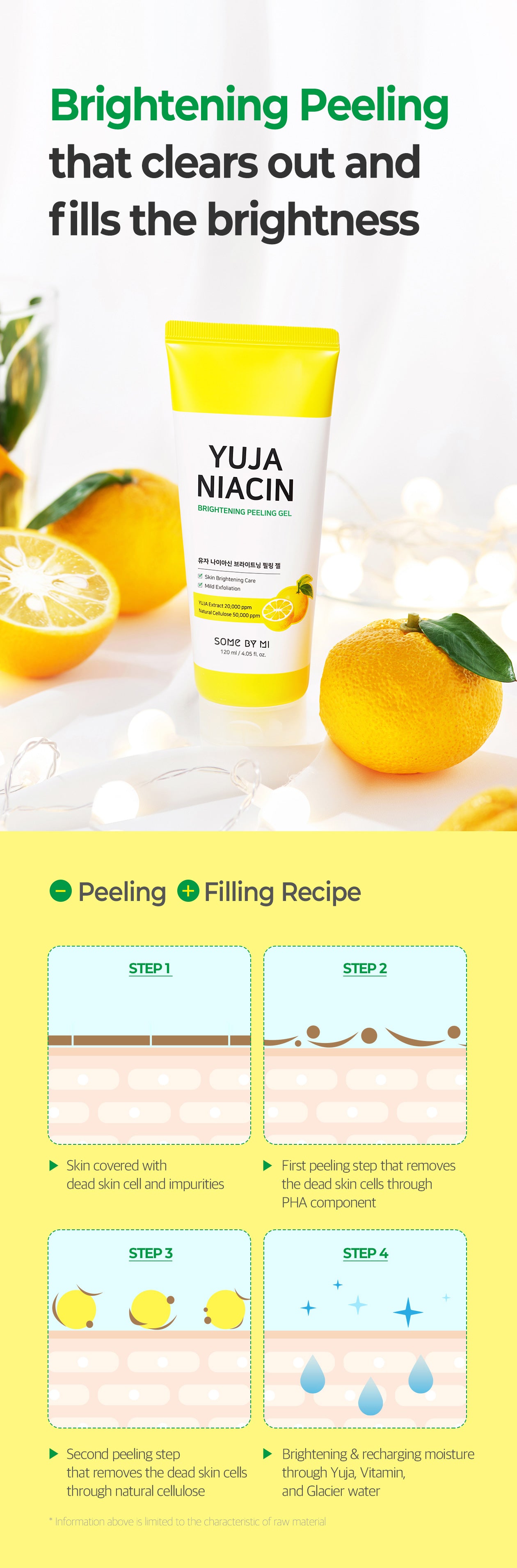 SOMEBYMI - Yuja Niacin Brightening Peeling Gel 120ml