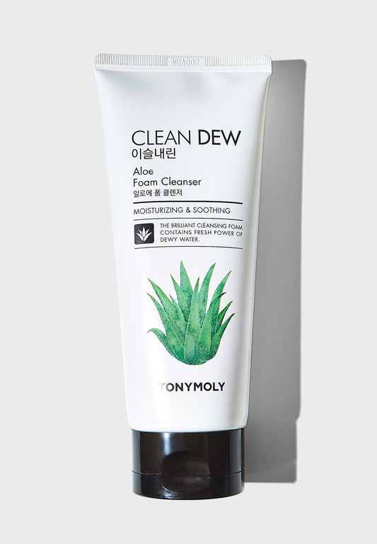 TONYMOLY - Clean Dew Aloe Foam Cleanser 180mL