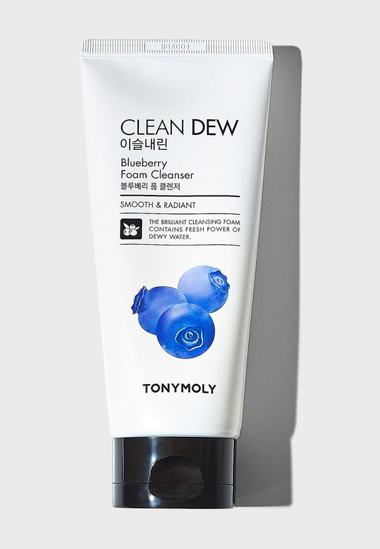 TONYMOLY - Clean Dew Blueberry Foam Cleanser 180mL