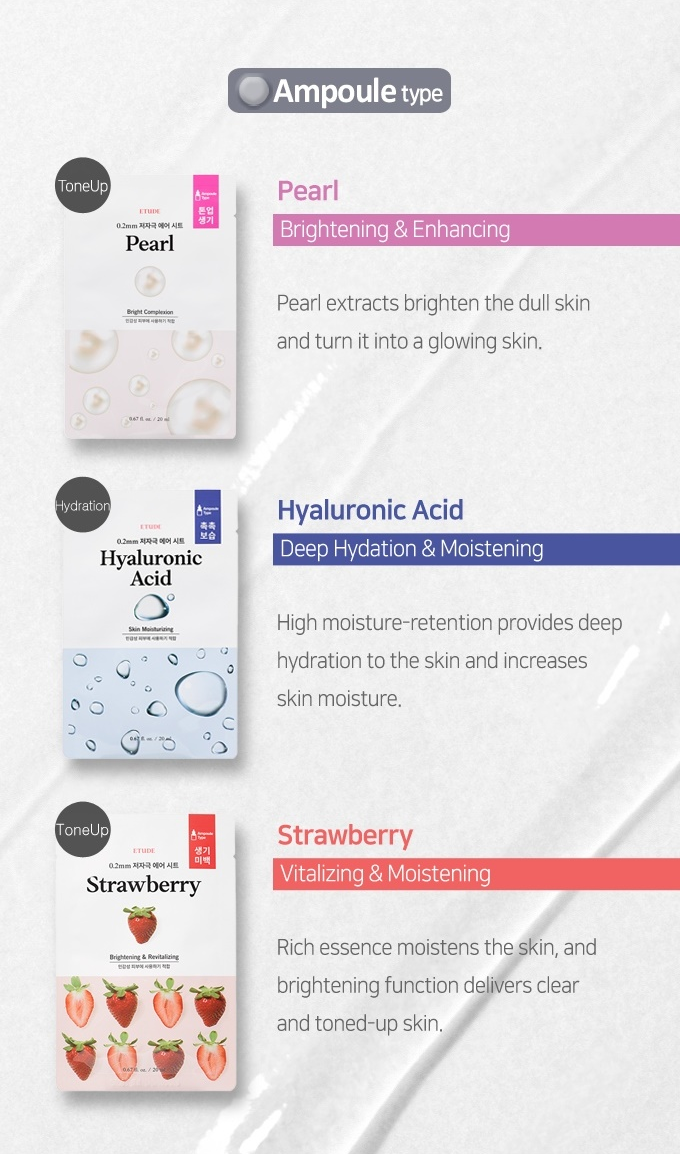 ETUDE HOUSE - 0.2 Therapy Air Mask Strawberry 1pc