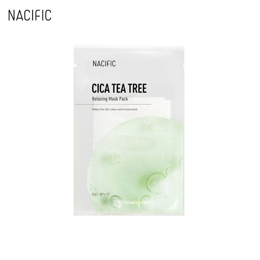 NACIFIC - Cica Tea Tree Relaxing Mask Pack (10pc)