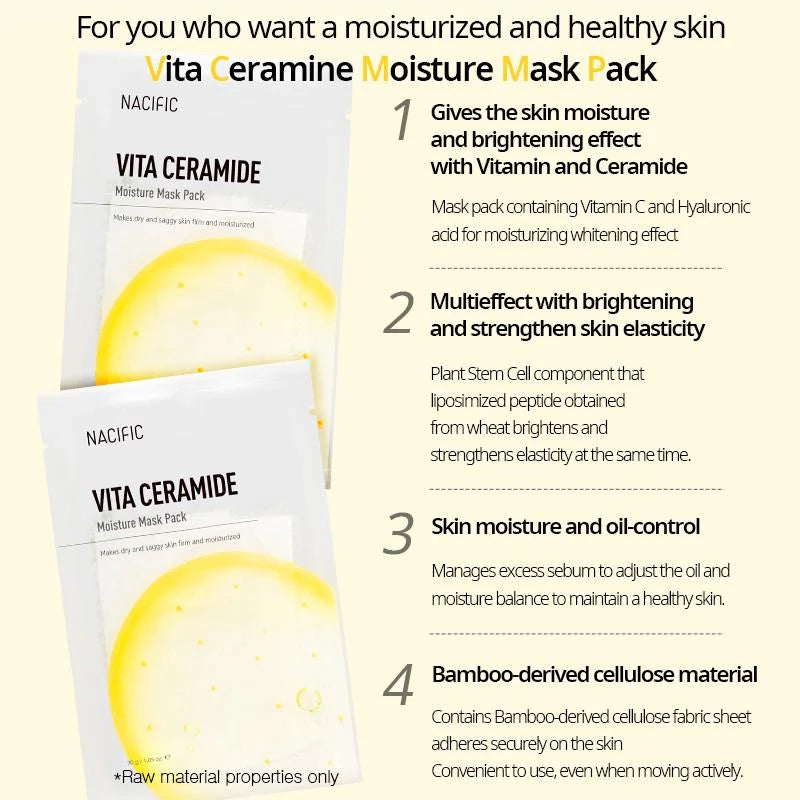 NACIFIC - Vita Ceramide Mask Pack 10pc