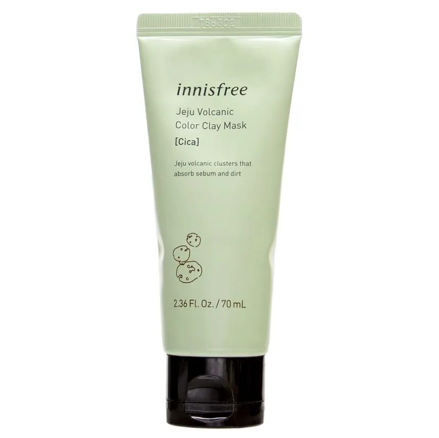 innisfree - Jeju Volcanic Color Clay Mask [Cica] 70mL