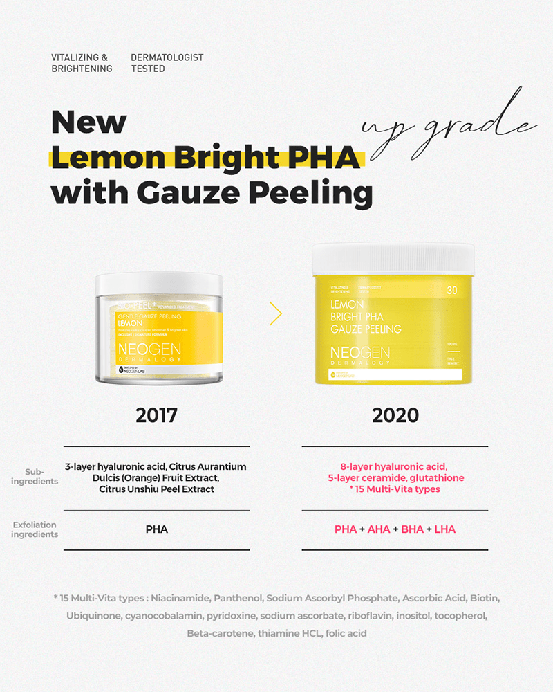 NEOGEN Dermalogy - Bio-Peel+ Gauze Peeling Lemon (8pc)